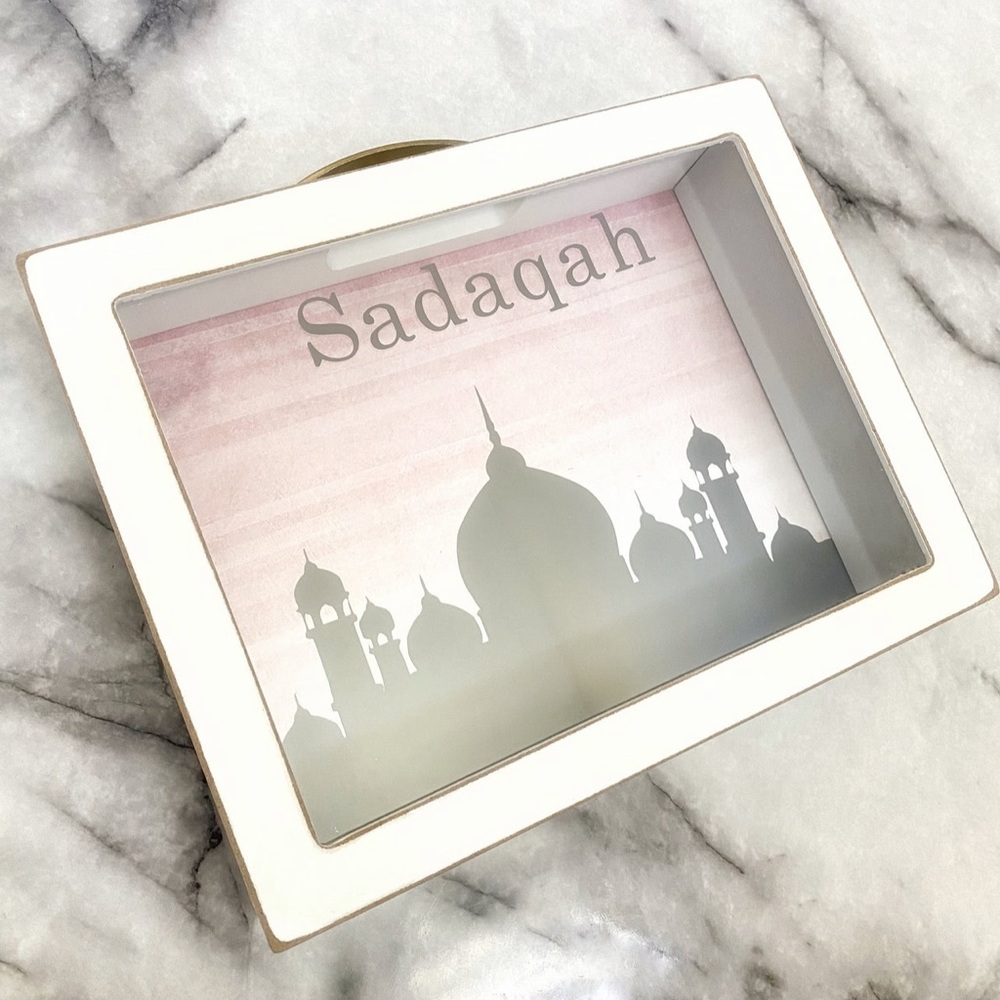 Sadaqah Box Saving Bank/ Custom made Islamic Decor